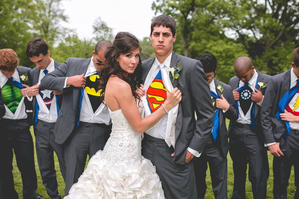 Casamento de super heróis